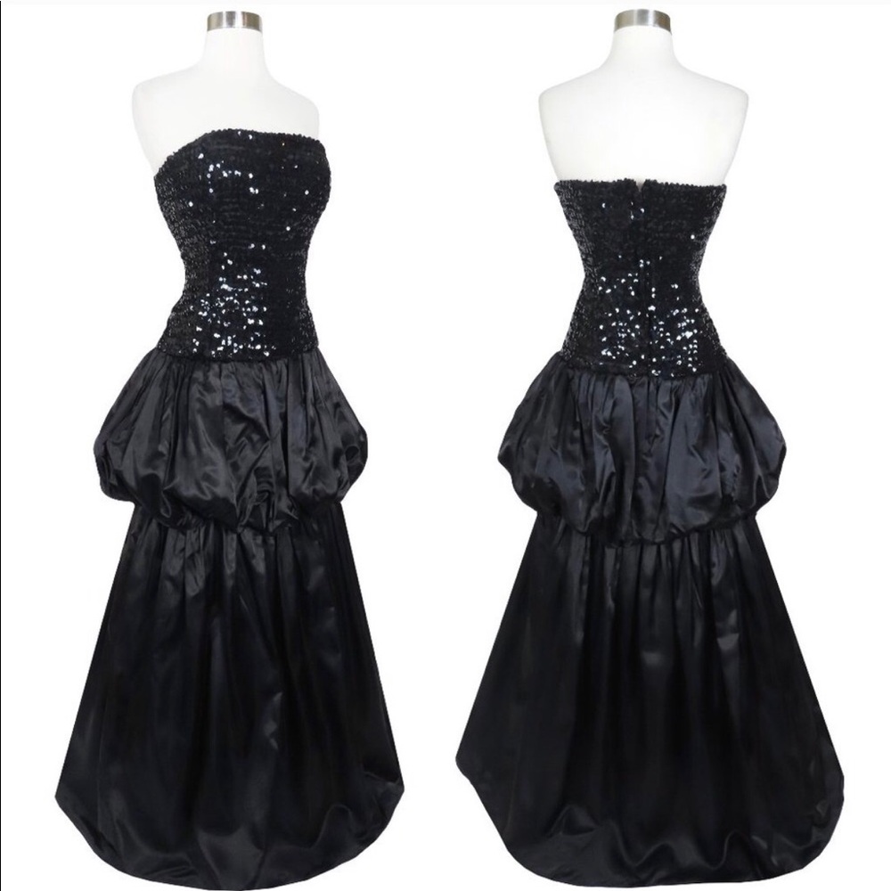 Listing Details Vintage 80s Black Sequin